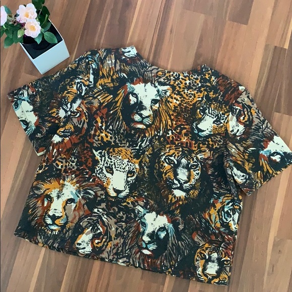 💕H&M Animal Print Top🐆🐅🦁 - Picture 5 of 6